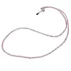 Colier Aventurin rosu sfere fatetate cu Argint 925, 2mm