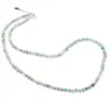 Colier Crisopraz sfere fatetate cu Argint 925, 4mm