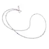 Colier Fluorit sfere fatetate cu Argint 925, 2mm