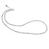 Colier Labradorit sfere fatetate cu Argint 925, 3mm