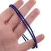 Colier Lapis lazuli discuri fatetate cu Argint 925, 3mm, imagine 3