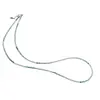 Colier Onix verde degrade sfere fatetate cu Argint 925, 2mm