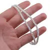 Colier Opal albastru discuri fatetate cu Argint 925, 3-4mm, imagine 3