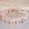 Colier Opal roz sfere cu Argint 925, 6mm, imagine 2