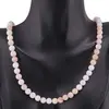 Colier Opal roz sfere cu Argint 925, 6mm, imagine 3