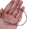 Colier Spinel multicolor sfere fatetate cu Argint 925, 3mm, imagine 4