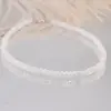 Bratara Piatra Lunii alba discuri fatetate cu Argint 925, 3mm, imagine 2