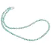Colier Amazonit Rusia sfere cu Argint 925, 4-5mm