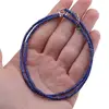 Colier Lapis Lazuli tuburi cu Argint 925, 2mm, imagine 4