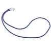 Colier Lapis Lazuli tuburi cu Argint 925, 2mm