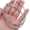 Colier Larimar discuri fatetate cu Argint 925, 3-4mm, imagine 4