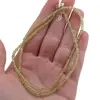 Colier Peridot cuburi fatetate cu Argint 925, 2-3mm, imagine 4