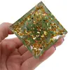 Piramida orgon Aventurin cu lotus si sfera Cuart roz, 5cm, imagine 3