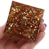 Piramida orgon cele 7 chakre cu simbolul Floarea Vietii, 5cm, imagine 3