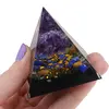 Piramida orgon Copacul vietii - Lapis lazuli si Ametist, 5cm, imagine 4