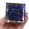 Piramida orgon Copacul vietii - Lapis lazuli si Peridot, 5cm, imagine 3