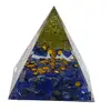 Piramida orgon Copacul vietii - Lapis lazuli si Peridot, 5cm