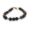 Bratara Armura Energetica - Turmalina multicolora 6mm si Hematit 2mm, imagine 2