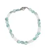 Bratara Claritate Fluida - Apatit 3-5mm si Cristal de stanca 4mm