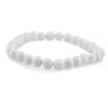 Bratara Coral 6mm, pe elastic, 19cm, imagine 2