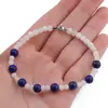 Bratara Ochii Cerului - Piatra lunii 4mm si Lapis Lazuli 6mm, imagine 3