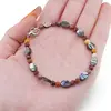 Bratara Spirit Nomad - Mookait 4mm si Scoica Abalone 8mm, imagine 3