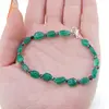Bratara Tacerea Naturii - Onix verde 6-10mm si Obsidian fulg de nea 3mm, imagine 3