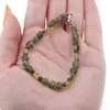 Bratara Talismanul Vindecarii - Peridot, Jad 4-6mm si Cuart turmalinat 4mm, imagine 3