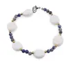 Bratara Visul Inteleptului - Lapis Lazuli 4mm si Opal 13-15mm