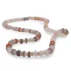 Colier Piatra lunii mix heishi 6mm si sfere 4-5mm, imagine 2