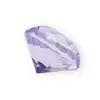 Cristal decorativ din sticla K9, diamant, mic - 3cm, mov