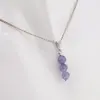 Pandantiv Angelit violet sfere, 6mm, imagine 2
