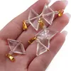 Pandantiv Cristal de stanca cu doua varfuri, 20-23mm, imagine 4
