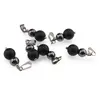 Pandantiv Hematit si Onix negru mat sfere, 6-8mm, imagine 2