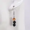 Set Cercei si Pandantiv Agat carneolizat sfere, 6mm, imagine 2