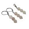 Set Cercei si Pandantiv Agat natural sfere, 6mm