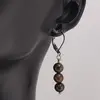 Set Cercei si Pandantiv Bronzit sfere, 6mm, imagine 3