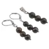 Set Cercei si Pandantiv Bronzit sfere, 6mm