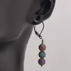 Set Cercei si Pandantiv Cuart Titan Aura sfere, 6mm, imagine 3