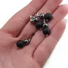 Set Cercei si Pandantiv Hematit si Onix negru mat sfere, 6-8mm, imagine 4