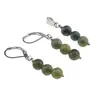 Set Cercei si Pandantiv Jad nefrit sfere, 6mm