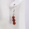 Set Cercei si Pandantiv Jasp rosu sfere, 6mm, imagine 2