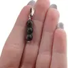 Set Cercei si Pandantiv Obsidian auriu sfere, 6mm, imagine 5