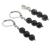 Set Cercei si Pandantiv Obsidian auriu sfere, 6mm