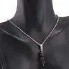Set Cercei si Pandantiv Roca vulcanica sfere, 6mm, imagine 2