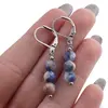 Set Cercei si Pandantiv Sodalit sfere, 6mm, imagine 5