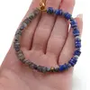 Bratara Lapis lazuli si Labradorit discuri 6mm, Lapis lazuli sfere 4mm si Hematit auriu, imagine 3