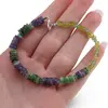 Bratara Peridot, Lepidolit si Smarald discuri 4-6mm si Onix verde discuri fatetate 3mm, imagine 3