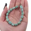 Bratara Amazonit fatetat 9-10mm si discuri fatetate 4mm, imagine 3