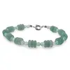 Bratara Aventurin rondele 6-7mm si Acvamarin sfere 4mm, imagine 2